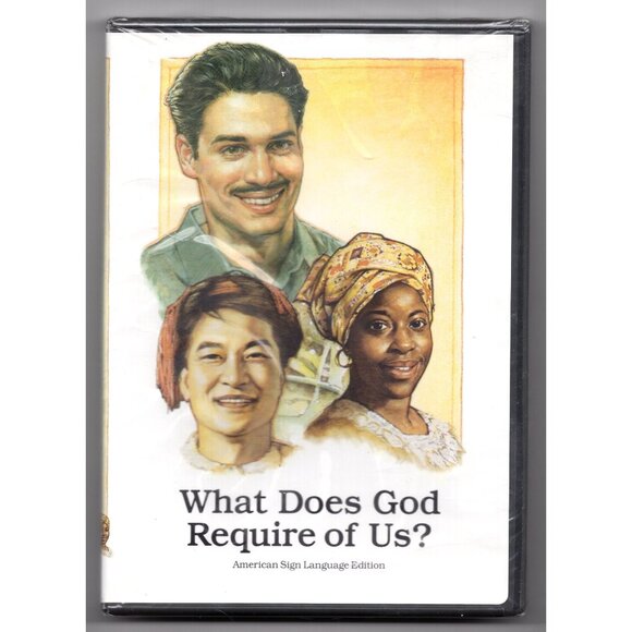 What Does God Require Of Us? DVD American Sign Language Ed. Watchtower ©2002 - Picture 1 of 2